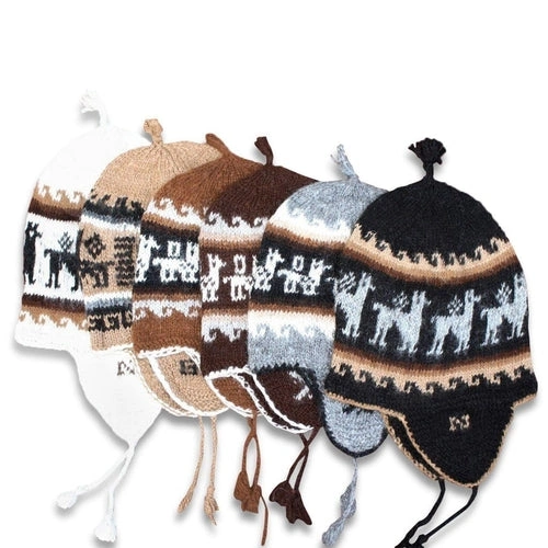 Cozy Alpaca Chullo Hat: Warm Ears, Happy Vibes. Winter's Best Friend.