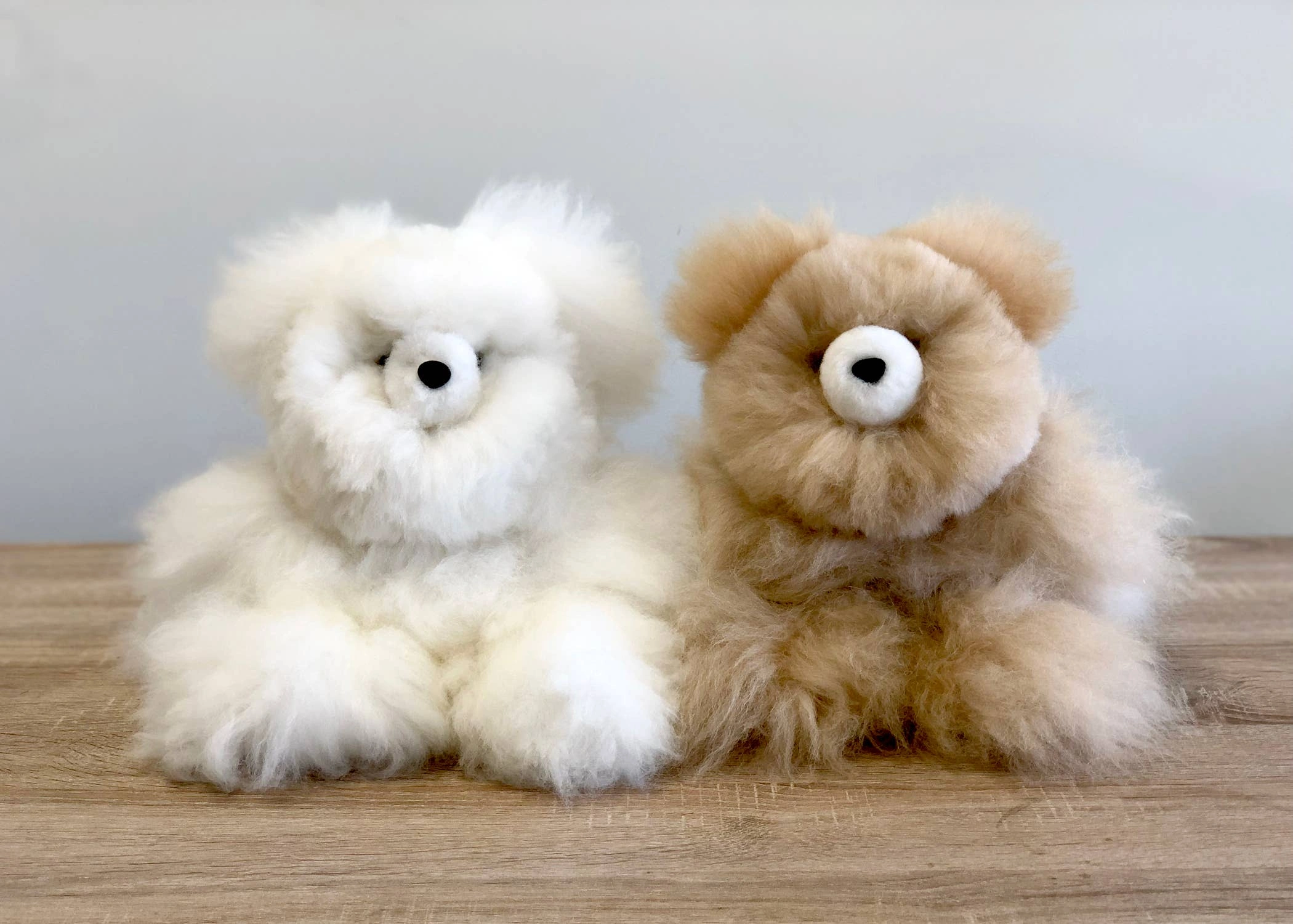 Cozy Alpaca Bear Buddy: Snuggle Up with this Fuzzy Friend!